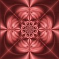 thumbnail image 1 of Ahgly Company Machine Washable Indoor Square Transitional Crimson Red Area Rugs, 4' Square, 1 of 7