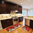 thumbnail image 4 of Christmas Kitchen Mats for Floor,Christmas Kitchen Rugs Set of 2,Christmas Kitchen Rugs and Mats for Floor Non-Slip Backing Mat,Christmas Kitchen Decor,Anti Fatigue Kitchen Rug with Runner, 4 of 9