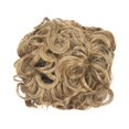 thumbnail image 2 of Wig Mega Large Thick Curly Chignon Messy Bun Updo Clip In Hair Extensions As Real, wig for Women, 2 of 3