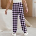 thumbnail image 4 of Cowsor Girls Graphic Print Sweatpants Athletic Drawstring Joggers Cute Track Pants with Pockets for Kids, 4 of 6