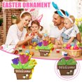 thumbnail image 1 of Agiferg Easter Wooden Decorations Easter Wooden Party Scene Layout Decoration, 1 of 9