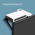 thumbnail image 3 of Screen Top Shelf Portable Wear-resistant New-style Bright Exquisite Appearance Professional Use Long Service Life Storage Rack Black Small, 3 of 6