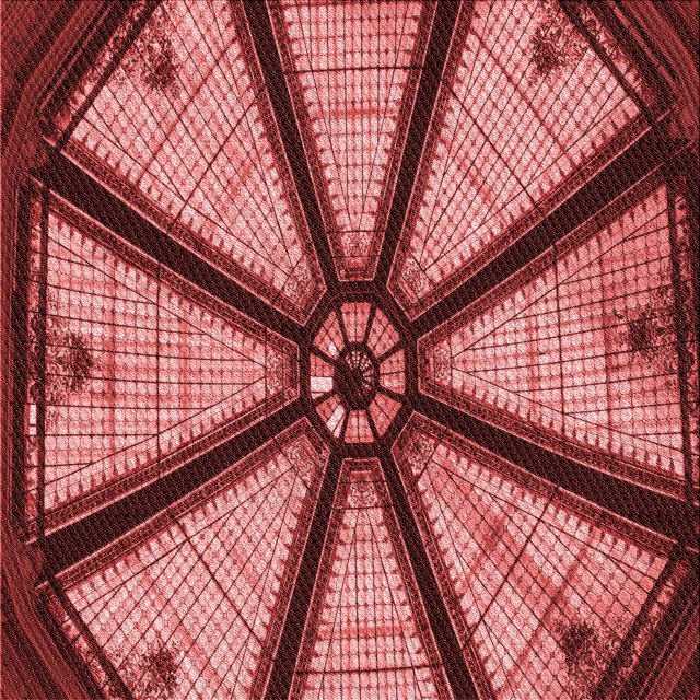 Ahgly Company Machine Washable Indoor Square Transitional Cranberry Red Area Rugs, 5' Square