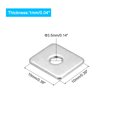 thumbnail image 2 of Uxcell Rondelle Carrée, Lot de 10, M3x10x10x1 mm, Rondelles pour Plaques Carrées en Acier Inoxydable 304, 2 of 5