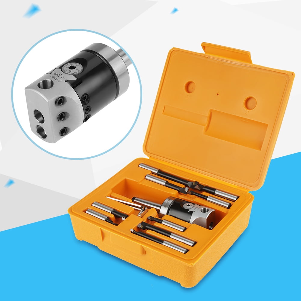 Loewten Boring Tool Set, Boring Bars Boring Head, For The Milling Machine Durable