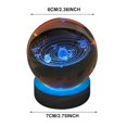 thumbnail image 2 of MesaSe 3d Glowing Crystal Ball Night Light Ornament Creative Coloful Night Scene Lamp With Base For Home Decor Gift, 2 of 9