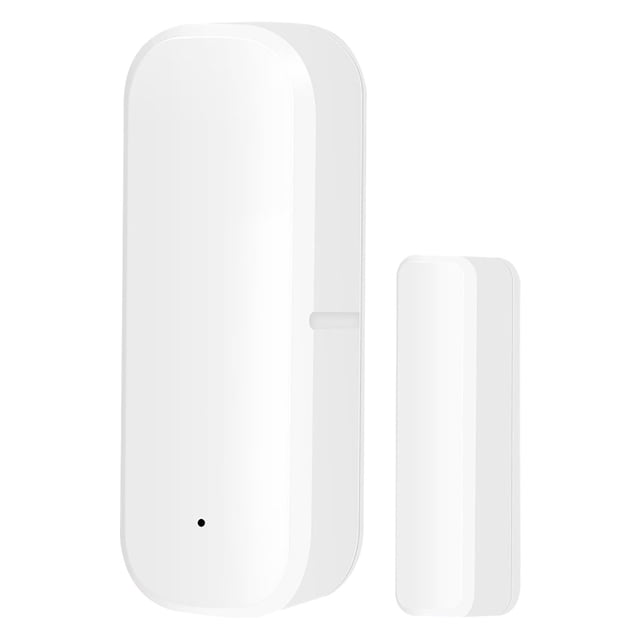 Maplenight Smart Magnetic Door & Window Alarm Sensor - Easy Install Home Security with Real-Time Alerts White