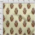 thumbnail image 2 of oneOone Tissu Polyester Lycra Imprimé Feuilles & Floral pour Couture BTY 56 Pouces de Large, 2 of 5