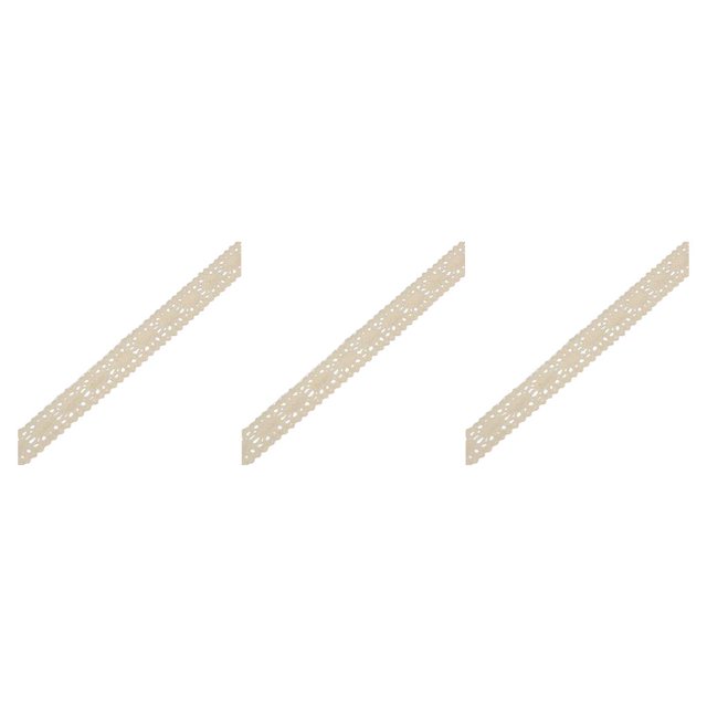 Youkk 1 Roll Lace Craft Ribbon Exquisite Useful Charming Stylish DIY Craft Sewing Accessory Clothes Supplies Lace Trim Type7 3Set