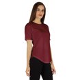 thumbnail image 2 of Inkmeso Regular Fit Solid Round NeckTop For Womens Casual Short Sleeves Soft Tee Tops, 2 of 7