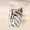 thumbnail image 1 of TopLLC Makeup Brushes 8pcs Mini Makeup Brush Set Foundation Powder Concealers Eye Shadows Blush Cosmetic Brushes With Storage Bag Small Size Portable For Home Office Travel Outdoor Makeup Brush, 1 of 5