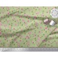thumbnail image 2 of Soimoi Cotton Cambric Fabric Leaves & Floral Artistic Print Sewing Fabric Yard 56 Inch Wide, 2 of 4