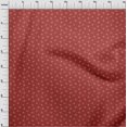 thumbnail image 4 of oneOone Coton Flex Rouge Tissu Rétro Minimal Burger Matériel de Couture Tissu Imprimé au Yard 40 Pouces de Large, 4 of 5