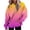 Hot Pink, variant on IMENGL Gradient line print long sleeve hooded fashion sweater, Red L, Size M-2XL
