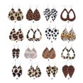 thumbnail image 1 of Leopard Print Earrings Charming Fashion Accessory Female Jewelry Gift Exquisite Adornment Dual-sided Water Drop Ear Dangles Birthday Gift Type 10, 1 of 6