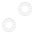 thumbnail image 3 of Redempat Chain Ring - Easy To Install Durable Wide Compatibility - Bike Crank Precise Fit Bicycles Crank 52T silver 2Set, 3 of 6
