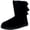 Black, variant on Ugg Women's Bailey Bow II Black Ankle-High Suede Boot - 6M