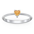 thumbnail image 2 of Bague Pierre de Naissance Cœur - Citrine (Novembre), 2 of 6