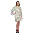 thumbnail image 4 of Moomaya Printed Cotton Robes For Women Plus Size Kimono Robe Short Nightwear, 4 of 6
