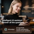 thumbnail image 2 of Aufmer 1 Pcs Instant Translator Earbuds, Open-Ear Design with 140+ Languages, 7hr Battery(Black), 2 of 9