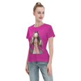 thumbnail image 4 of T-Shirt Basique à Manches Courtes pour Femmes Demon Slayer Blade Nidouzi, 4 of 6