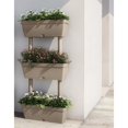 thumbnail image 1 of vidaXL Garden Planter 3 pcs 100 cm Taupe, 1 of 4