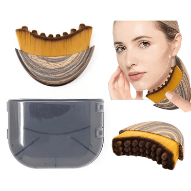 Soulager la fatigue, Brosse Faciale contour, Masseur facial, Conçu Ergonomiquement