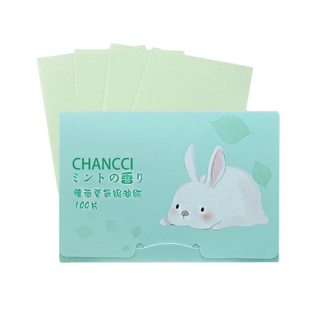 Blotting Paper Oil Control 100 Sheets Absorbing Face Skin Oily Mattify UK