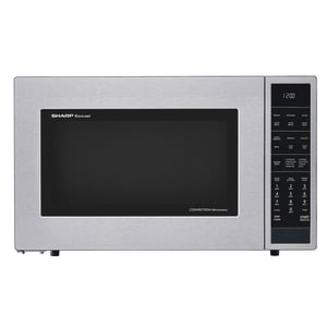 SHARP SMC1585KS Carousel® Countertop Convection Microwave Oven 1.5 cu. ft., 900W, Stainless Steel, Multi-Function, Auto Defrost, Broil, Roast, Bake