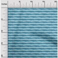 thumbnail image 2 of oneOone Cotton Poplin Twill Teal Blue Fabric Stripes Sewing Craft Projects Fabric Prints By Yard 56 Inch Wide, 2 of 5