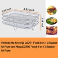 thumbnail image 4 of Maytalsory Stackable Air Fryer Basket For Ninja Oven Air Fryer 12 piece Rack Set Rack, 4 of 6