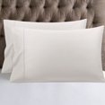 thumbnail image 1 of PiccoCasa Pillowcase Set of 2, Soft Cotton with Envelope Isabelline Standard, 1 of 7