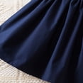 thumbnail image 3 of Landzoo One Robe à Manches Courtes pour Filles Tout-Petits Couleur Unie Nœud Robe Vêtements Belle Respirante Mignonne Robe de Fille, 3 of 8
