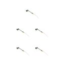 thumbnail image 2 of yingyy Model Railway Lamp Outdoor 1:87 Scale Streetlight Building LED Park Light Garden Yard Building Layout Decorations Type A Green 5Set, 2 of 6