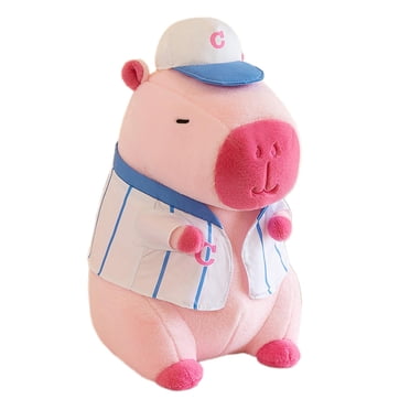 Bunblic Capybara Jouet Peluche Capybara Décoration Créative à Câliner Douce Capybara Poupée ie pour Adultes Cadeaux Garçons 33cm