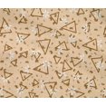 thumbnail image 4 of oneOone Cotton Flex Pale Orange Fabric Texture & Triangle Geometric Craft Projects Decor Fabric Printed By The Yard 40 Inch Wide, 4 of 4