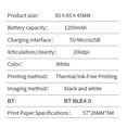 thumbnail image 2 of Mini Thermal Sticker Printer Machine Inkless Portable Thermal Printer BT Wireless Portable Phone Printer Sticky, 2 of 8