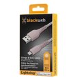 thumbnail image 4 of blackweb 3 FT Lightning to USB-A Charge and Sync Cable with Durable Braided Cord, 4 of 4