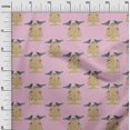 thumbnail image 2 of oneOone Cotton Silk Fabric Bird & Tree Block Print Fabric By Yard 42 Inch Wide, 2 of 4