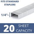thumbnail image 2 of Staples for Stapler, 10000 Staples, 1/4 Inch Staples, 20 Sheet Capacity (26/6), Standard Staples, Staples Office Supply, Office Staples, Jam Free, Staples Standard, Staples Refill, One Touch, 2 of 7
