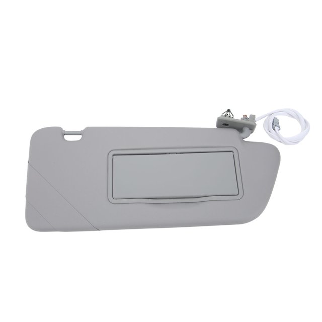 8163EG, Wearproof Sunshade Passenger Side Sun Visor ABS With Mirrors Lights For Automotive