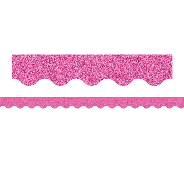 TEACHER CREATED RESOURCES Paillettes Roses à Bord Festonné BORDER TRIM 77021