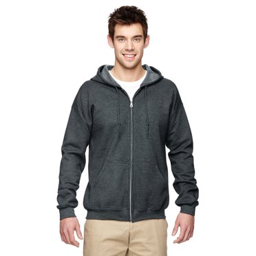 Gildan G186 Adult Heavy Blend 8 oz., 50/50 Full-Zip Hooded Sweatshirt