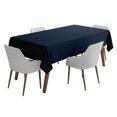 thumbnail image 1 of Vargottam Indoor/OutdoorTablecloth58 x 58" InchSquareTablecloth Waterproof PatioTableCloths, Spring/SummerTableCoversfor Backyard CircularTable/BBQs/Picnic -Dark Navy Blue, 1 of 6
