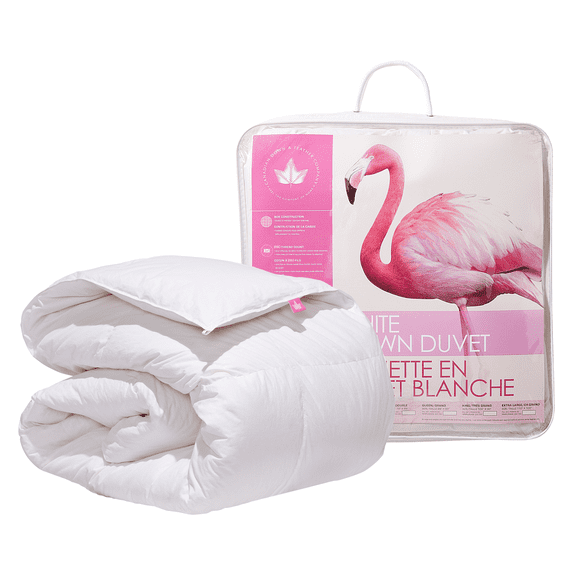 Canadian Down & Feather White Duck Down Duvet Queen