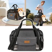 Portable Pet for Travel with Mesh Window and Comfortable Padding for Cats and Dogs