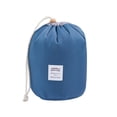 thumbnail image 1 of Langgg Toothbrush Makeup Tool Storage Bag Outdoor Camping Traveling Toiletry Pouch Drawstring Design Barrel, 1 of 6