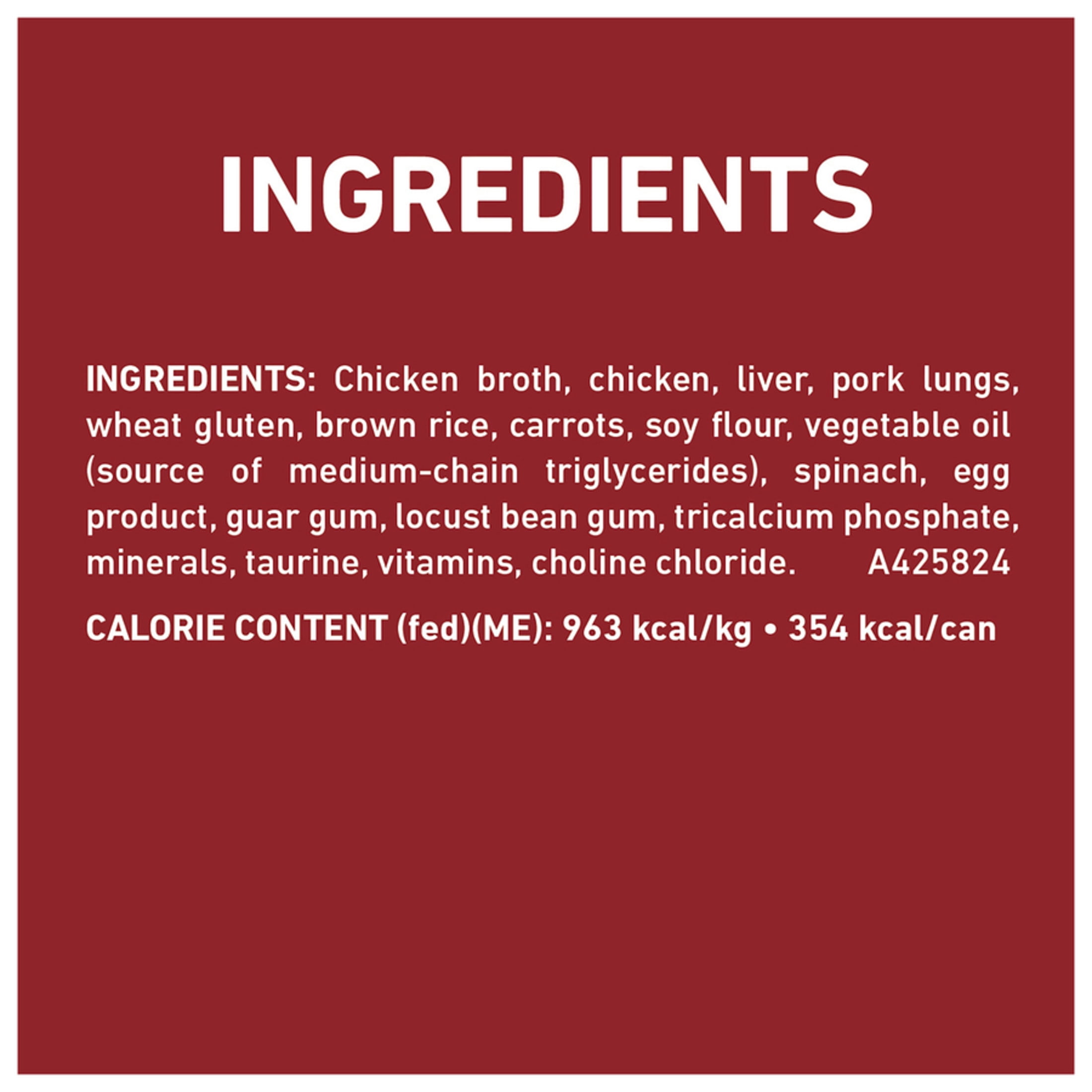 Purina ONE +Plus Santé du cœur et du cerveau entrée du poulet et riz brun, Nourriture Humide pour Chiens, 368g