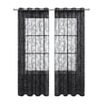 thumbnail image 2 of TIMIFIS Window Screening Semi Sheer Curtains For Bedroom Long Grommet Vertical Window Curtains Drapes With Light Through For Living Room New Home Essentials, 2 of 6