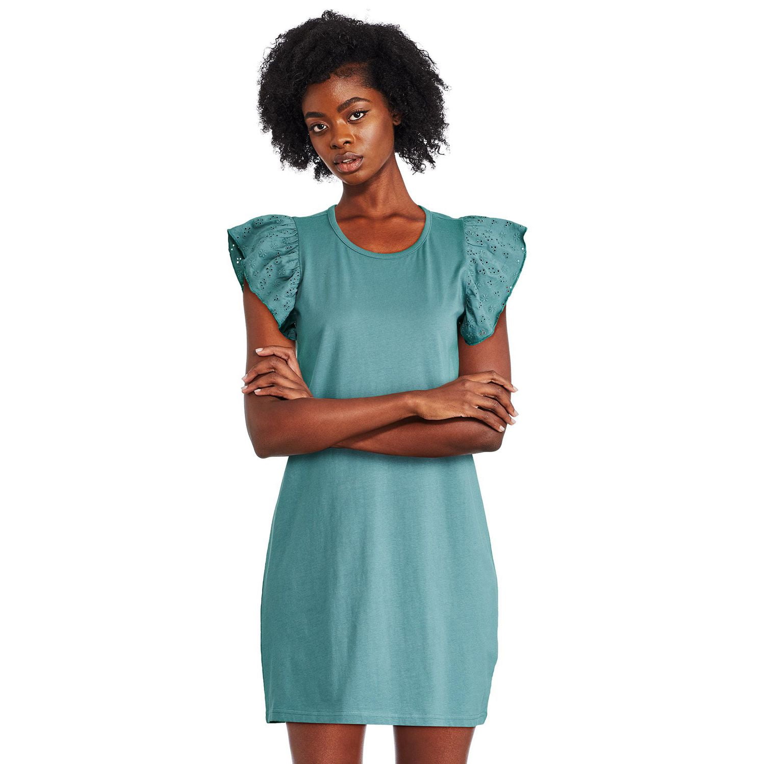 Robe avec manches évasées George pour femmes